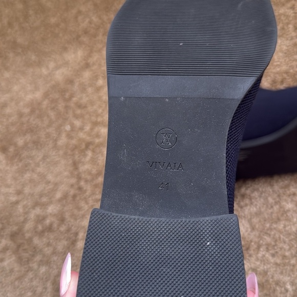 Vivaia Square-Toe Water-Repellent Ankle Boots (Ryan Pro) Navy - Picture 10 of 10